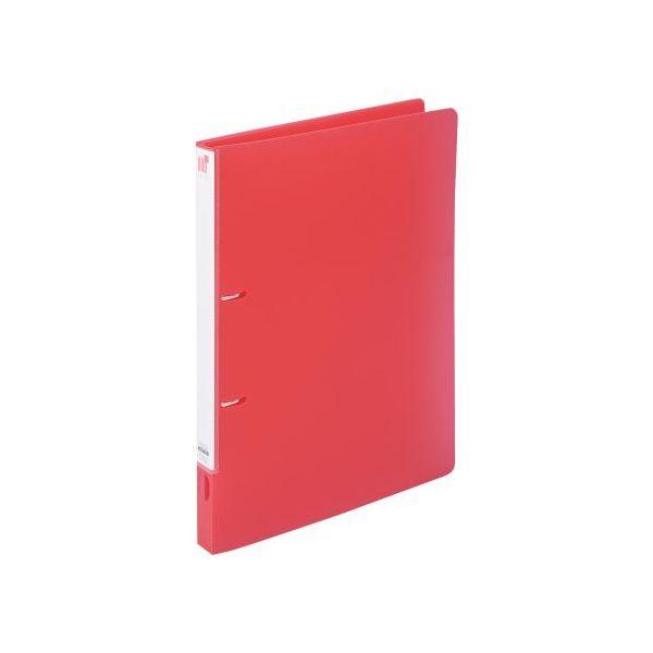 （まとめ） LIHIT LAB ツイストリングファイル スマートスリム A4 ピンク F-7005-...