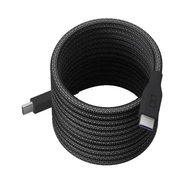 CIO スパイラルケーブル CtoC 2m ライトブラック CIO-NLSC30000-CC2-LB...