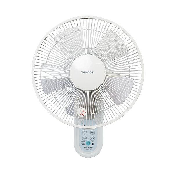 千住 TEKNOS30cm壁掛けフルリモコン扇風機 ホワイト KI-W283R 1台 まとめ買い