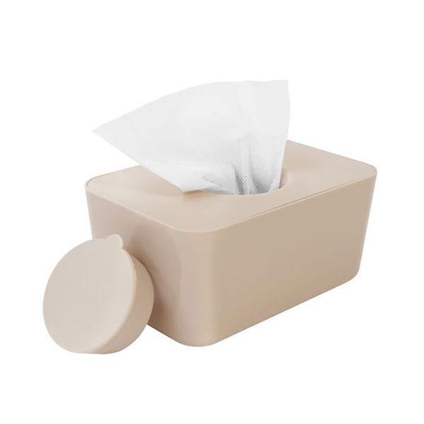 ライズクリエイション ウエットティッシュケース インテリアに溶け込む色合い グレージュ R0467-...