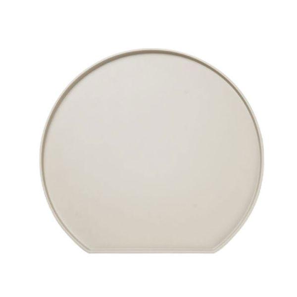 ライズクリエイション 半月盆 クラシック 食卓を引き立てるお盆・トレー グレージュ R0588-C ...