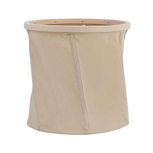 ライズクリエイション 折りたたみ収納かご ざっくり入れて整う悩まない収納 エクリュ R0506-B ...