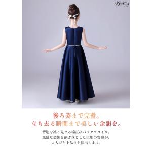 発表会ドレス 子供ドレス 女の子 ノースリーブ...の詳細画像3