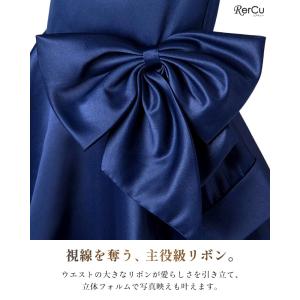 子供ドレス 発表会 結婚式 女の子 膝丈 サテ...の詳細画像3