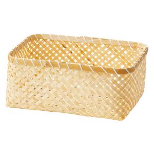 ちどり産業 『竹』四角タイプバスケット「36×26×16cm」 04-22 ちどり産業 『竹』四角タイプバスケット「36×26×16cm」 04-22
