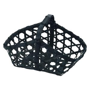 ちどり産業 バスケット ブラック 17X10Xh10cm 竹バスケット 08-30