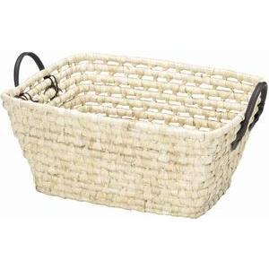 脱衣かご 籐 ラタンかご バスケット おしゃれ レトロ ランドリー 収納