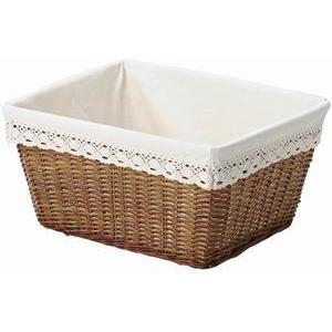 かご 即納可カゴ バスケット 収納 芒草 国産布付 6331 w42 d33.5 h21