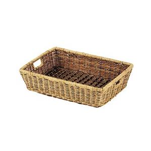 かご 即納可 カゴ バスケット 収納 トレイ ディスプレイ 芒草 CN49 w39 d29 h10cm