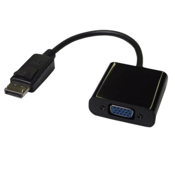 vodaview DisplayPort to VGA 変換アダプタ（黒）メール便送料無料
