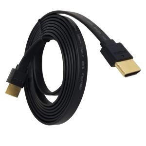 vodaview コンパクトHDMI cable 2.0m フラットタイプ 黒 最大解像度：4K 60フレーム メール便