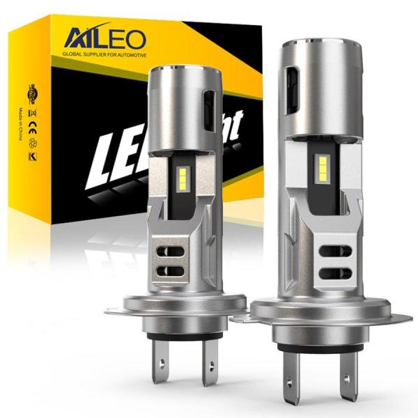 【並行輸入品】Aileo-ターボ ヘッドライト LED 電球 2個 シングルチップ 6500k 白2...