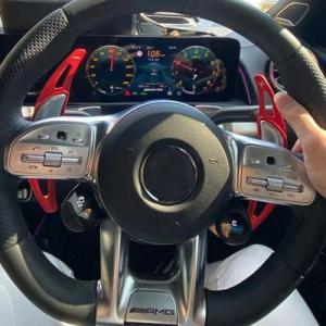 メルセデス ベンツ ステアリングホイール用シフトステッカー クイックエフェクト 用 AMG C63 ...