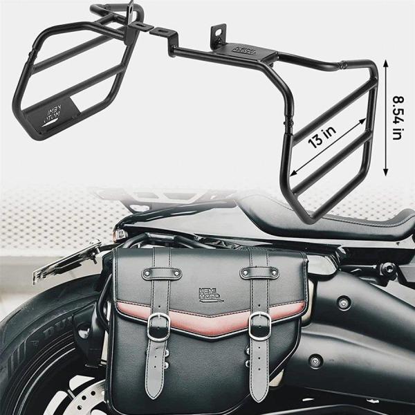 【並行輸入品】オートバイ サドルバッグ サポートキット ss1250 スポーツスター ブラケット 1...