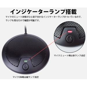 USB マイク フラット型 マイク ミュートボ...の詳細画像5