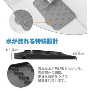 蛇口マット 2枚セット シリコン 水もれ シン...の詳細画像5