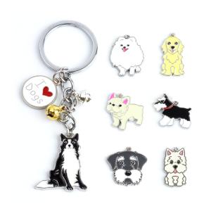 メール便送料無料 キーホルダー バッグチャーム 犬 イヌ いぬ