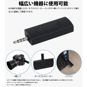 ワイヤレス ピンマイク 3.5mm 無指向性 ...の詳細画像4