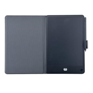 電子ホワイトボード 電子メモパッド 手帳型 カバー付き 電池式 お絵描きボード メモ帳 デジタルメモ 伝言板 スケッチボード PR-LCDPAD14【メール便 送料無料】