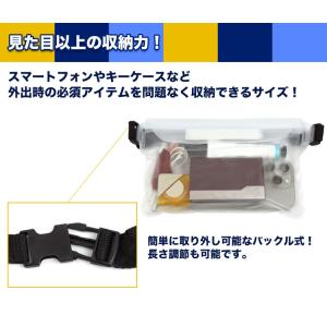 防水 ウエスト ポーチ ボディ バッグ スノー...の詳細画像5
