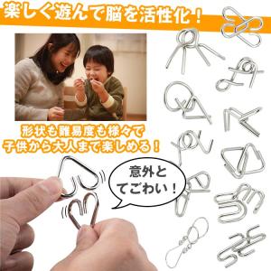 知恵の輪 ミステリーパズル 8個セット 玩具 ...の詳細画像2