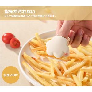 指先 ミトン 鍋つかみ 2個セット 猫 肉球 ...の詳細画像5