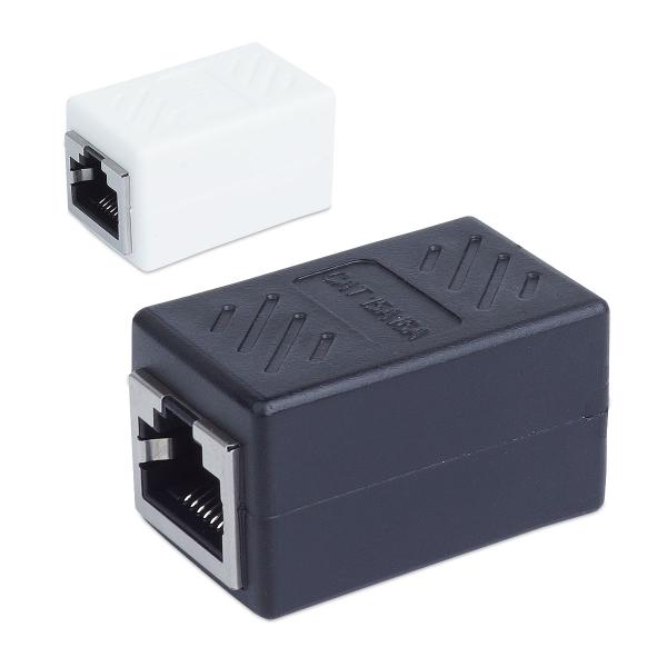 LANケーブル 延長コネクタ 2個セット RJ45 中継コネクタ CAT5 CAT5e CAT6 対...