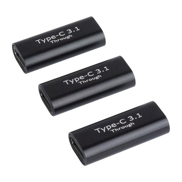Type-C 延長 アダプタ 中継 3個セット USB 3.1 MAX 100W データ転送 USB...