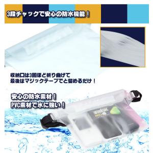 防水 ウエスト ポーチ ボディ バッグ スノー...の詳細画像4