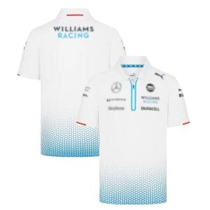 2024 ウィリアムズ レーシング チーム ポロシャツ   F1 WILLIAMS 半袖 ホワイト 白