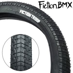 BMX ストリート タイヤ ガム パーツ カスタム フリースタイル フラットランド FICTION BIKES フィクション 20インチ Fiction Troop Tire (55-65PSI) S2824 S2825｜vogue-premium