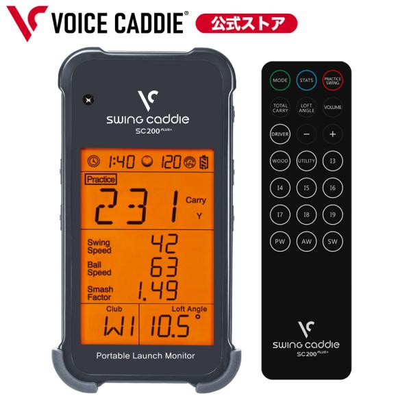 ボイスキャディ SC200PLUS 小型 弾道測定器 ゴルフ ポータブル ローンチモニター スイング...