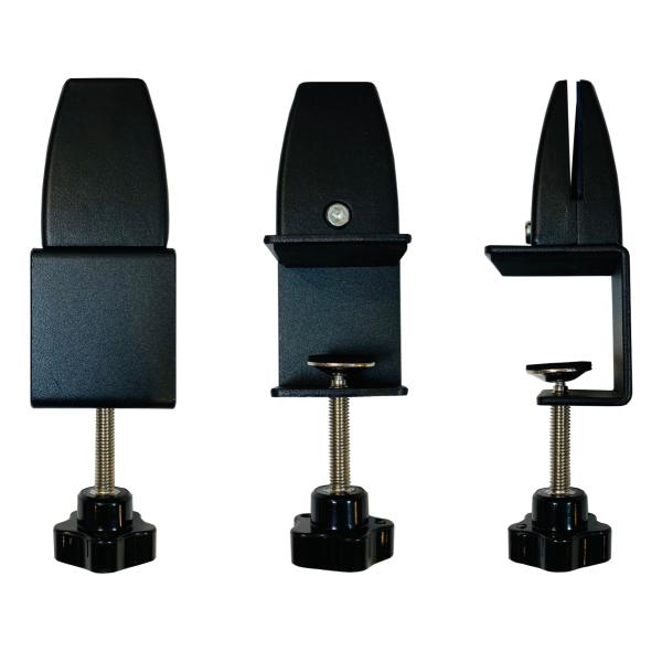 改良 組立済 アクリル パーテーション クランプ 38mm 2個セット クリップ デスク テーブル ...