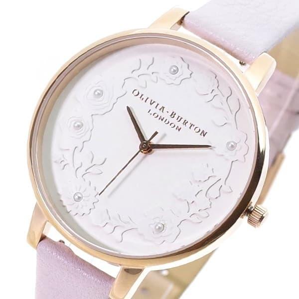 オリビアバートン 腕時計 レディース OLIVIA BURTON ホワイト ピンク