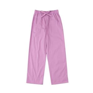 テクラ パジャマパンツ ロングパンツ 長ズボン レディース PANTS TEKLA 無地 オーガニックコットン Sサイズ ダークピンク系｜vol8