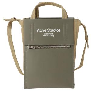 アクネストゥディオズ ショルダーバッグ トートバッグ 手提げバッグ レディース&メンズ ACNE STUDIOS 2WAY レザー 斜めがけ オリーブグリーン/グリーン｜vol8