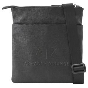 アルマーニエクスチェンジ ショルダーバッグ サコッシュ メンズ ARMANI EXCHANGE フェイクレザー 斜めがけ ロゴ ブラック｜vol8