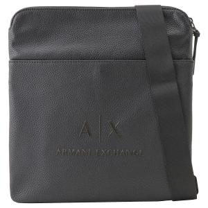 アルマーニエクスチェンジ ショルダーバッグ サコッシュ メンズ ARMANI EXCHANGE フェイクレザー 斜めがけ ロゴ ブラック｜vol8