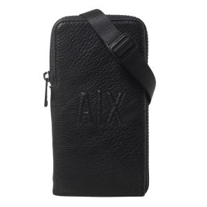 アルマーニエクスチェンジ ショルダーバッグ フォーンショルダー スマホショルダー メンズ ARMANI EXCHANGE 斜めがけ ロゴ BLACK｜vol8