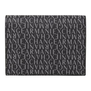 アルマーニエクスチェンジ コインケース カードケース ミニ財布 メンズ ARMANI EXCHANGE ロゴ柄 BLACK｜vol8