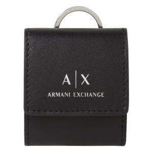 アルマーニエクスチェンジ イヤホンケース イヤフォンケース イヤホンポーチ メンズ ARMANI EXCHANGE 無地 ロゴ シンプル BLACK｜vol8