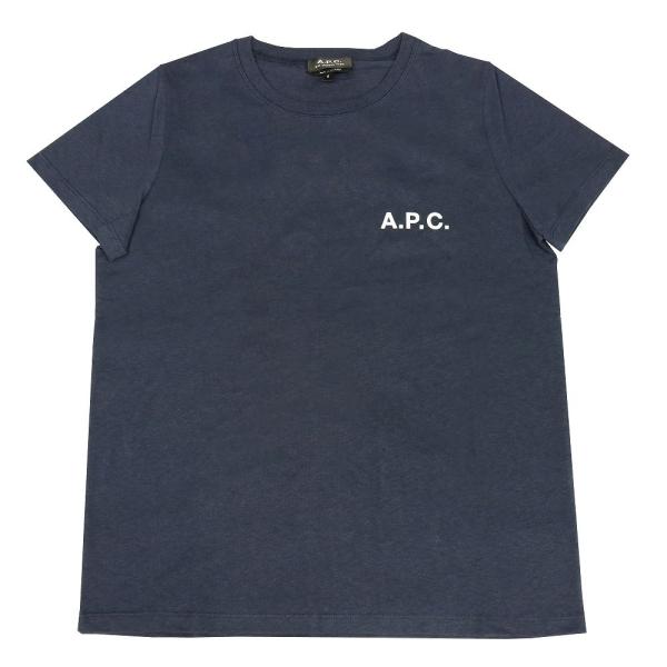 アーペーセー Tシャツ カットソー レディース COETL APC 半袖 クルーネック ロゴプリント...