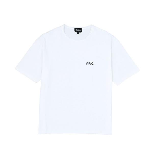 アーペーセー Tシャツ メンズ T-SHIRT JEREMY APC クルーネック ワンポイント X...