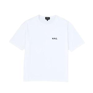 アーペーセー Tシャツ カットソー メンズ T-SHIRT JEREMY APC ワンポイントロゴ 無地 半袖 Mサイズ ホワイト系｜vol8