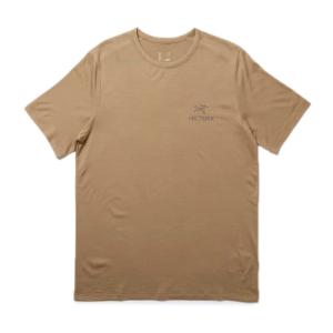 アークテリクス Tシャツ カットソー メンズ ARC'TERYX クルーネック 半袖 バードロゴプリント Lサイズ ベージュ｜vol8