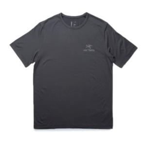 アークテリクス Tシャツ カットソー メンズ ARC'TERYX クルーネック 半袖 バードロゴプリント Sサイズ グレー｜vol8