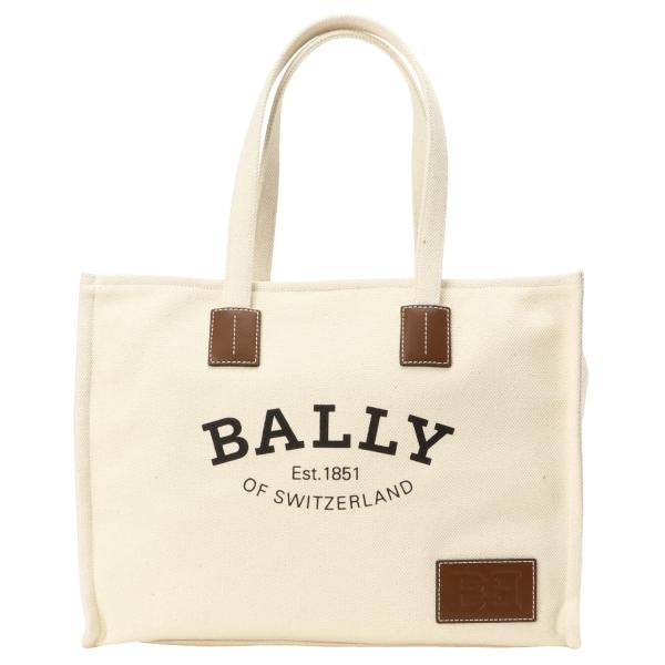 バリー トートバッグ ショルダーバッグ 手提げかばん レディース&amp;メンズ BALLY ロゴプリント ...