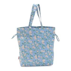 キャスキッドソン トートバッグ ショルダーバッグ 手提げかばん レディース Cath Kidston 巾着型 花柄 ドローストリング ブルー系｜vol8