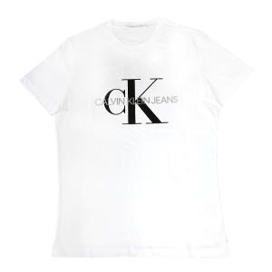 カルバンクライン Tシャツ カットソー メンズ Calvin Klein 半袖 クルーネック ロゴプリント Sサイズ ホワイト｜vol8