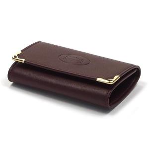 カルティエ キーケース レディースメンズ ギフ 包装 ワインレッド Cartier マスト